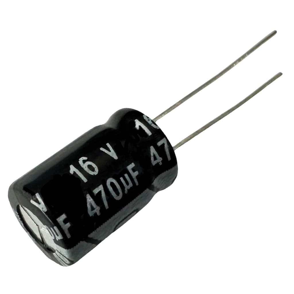 470X16V - KIT 10 PÇS CAPACITOR ELETROLITICO 470UF X 16V 105º
