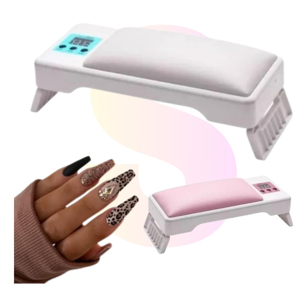 Cabine Led Uv Secadora Rapida De Unha De Gel Com Apoio 120w