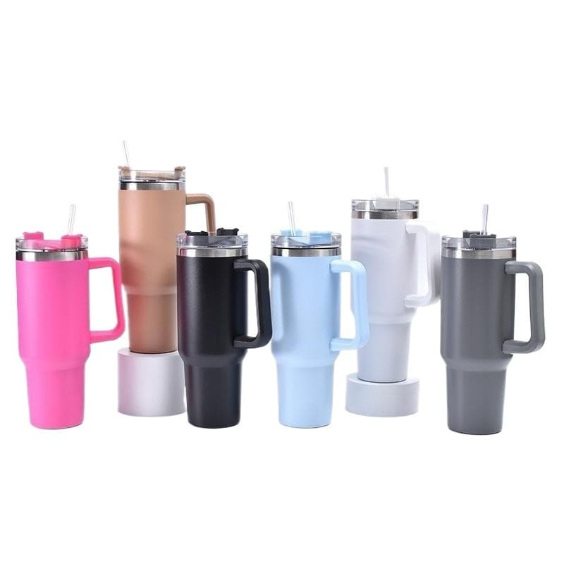Copo Caneca Térmica Squeeze  Neymar Jr Inox Com Canudo Alça 1200ml