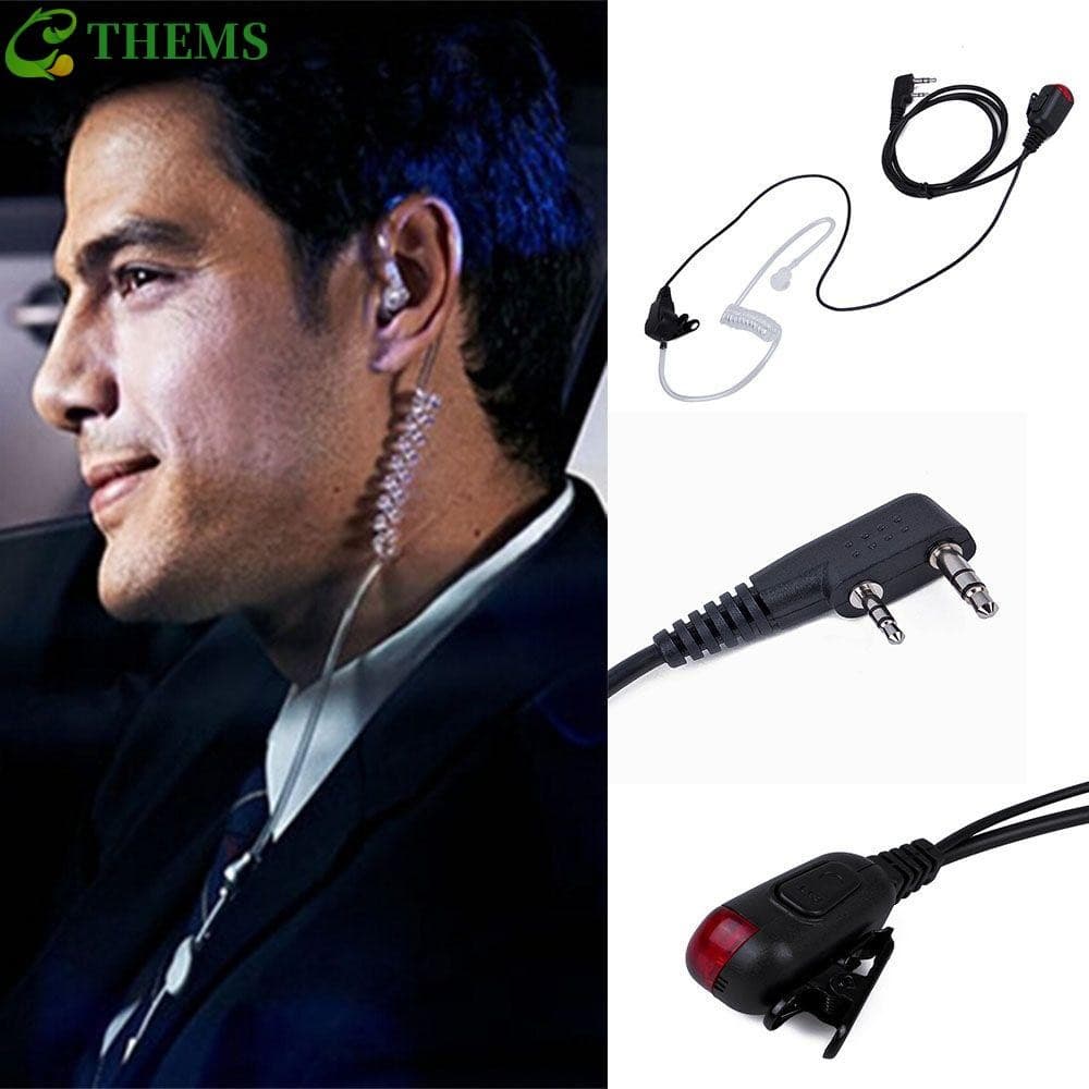 THEMS Fone De Ouvido Rádio Walkie Talkie 2 Pinos Venda Quente Nova Chegada