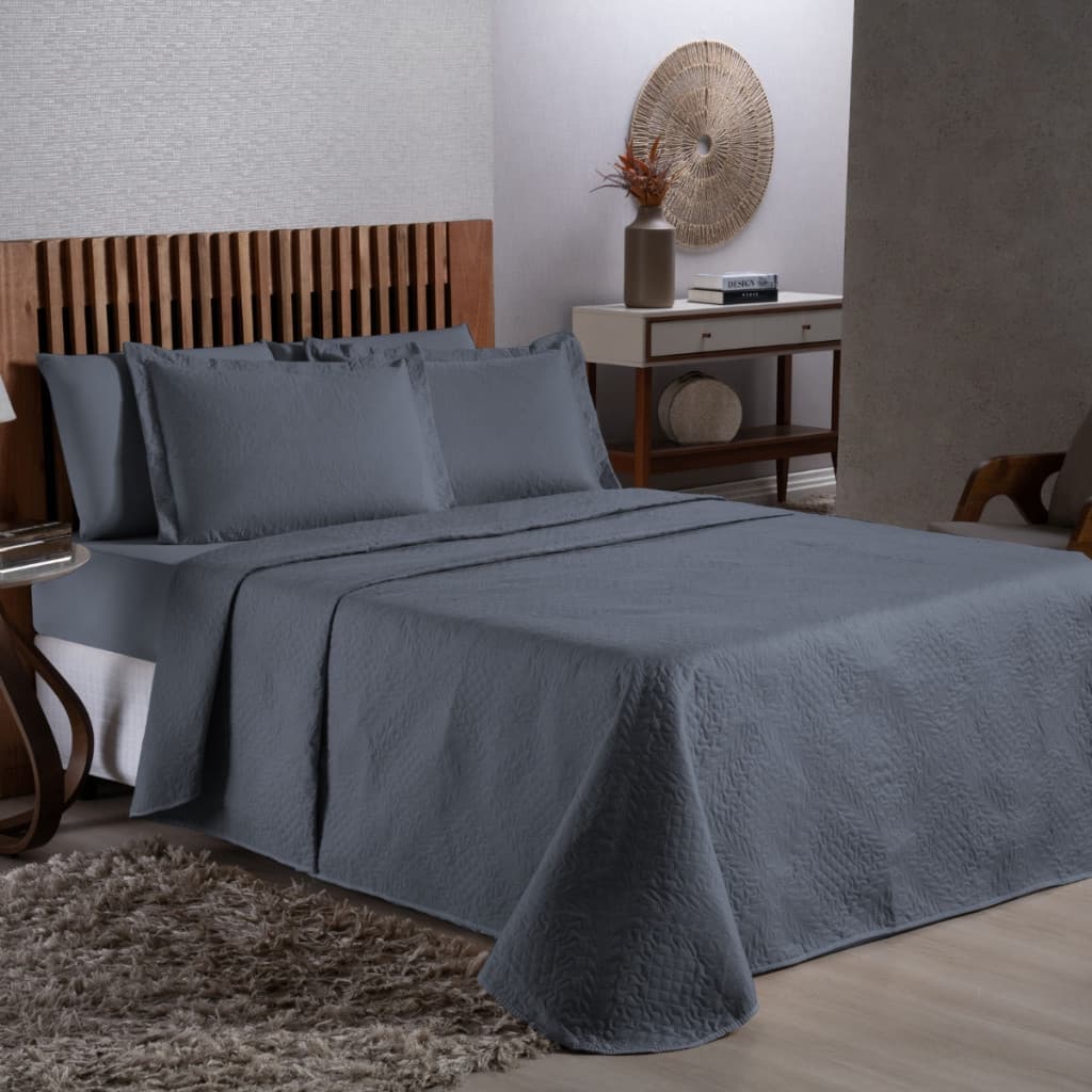Cobreleito Cama de Casal Queen Luxo Avulso - Diversas Cores