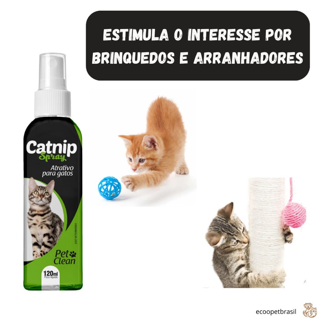Catnip Pet Clean 120mL - Atrativo para gatos