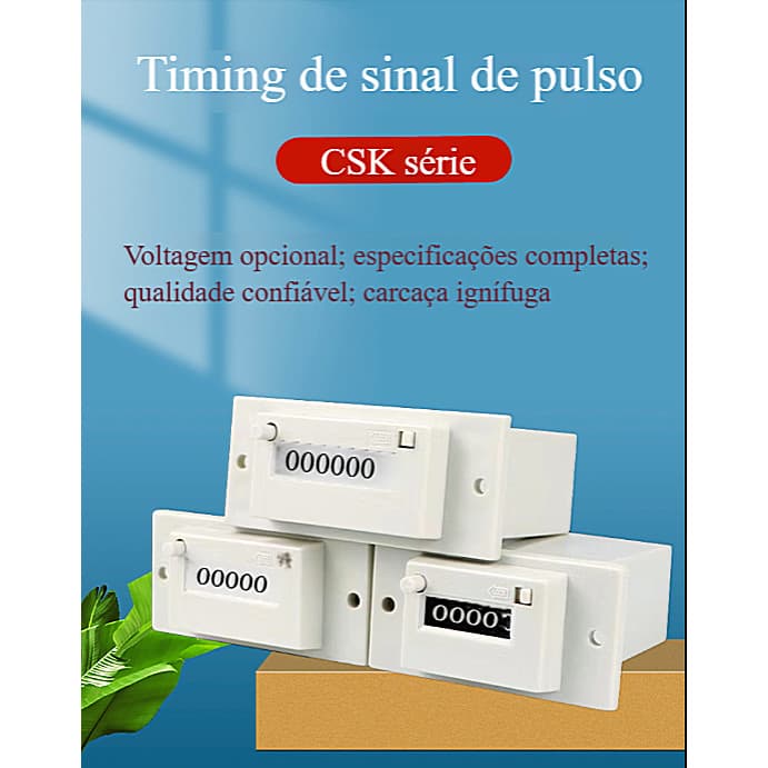 Contador de sinal de pulso eletromagnético CSK4-YKW, CSK6-YKW perfurando CSK5-YKW com contador tipo painel