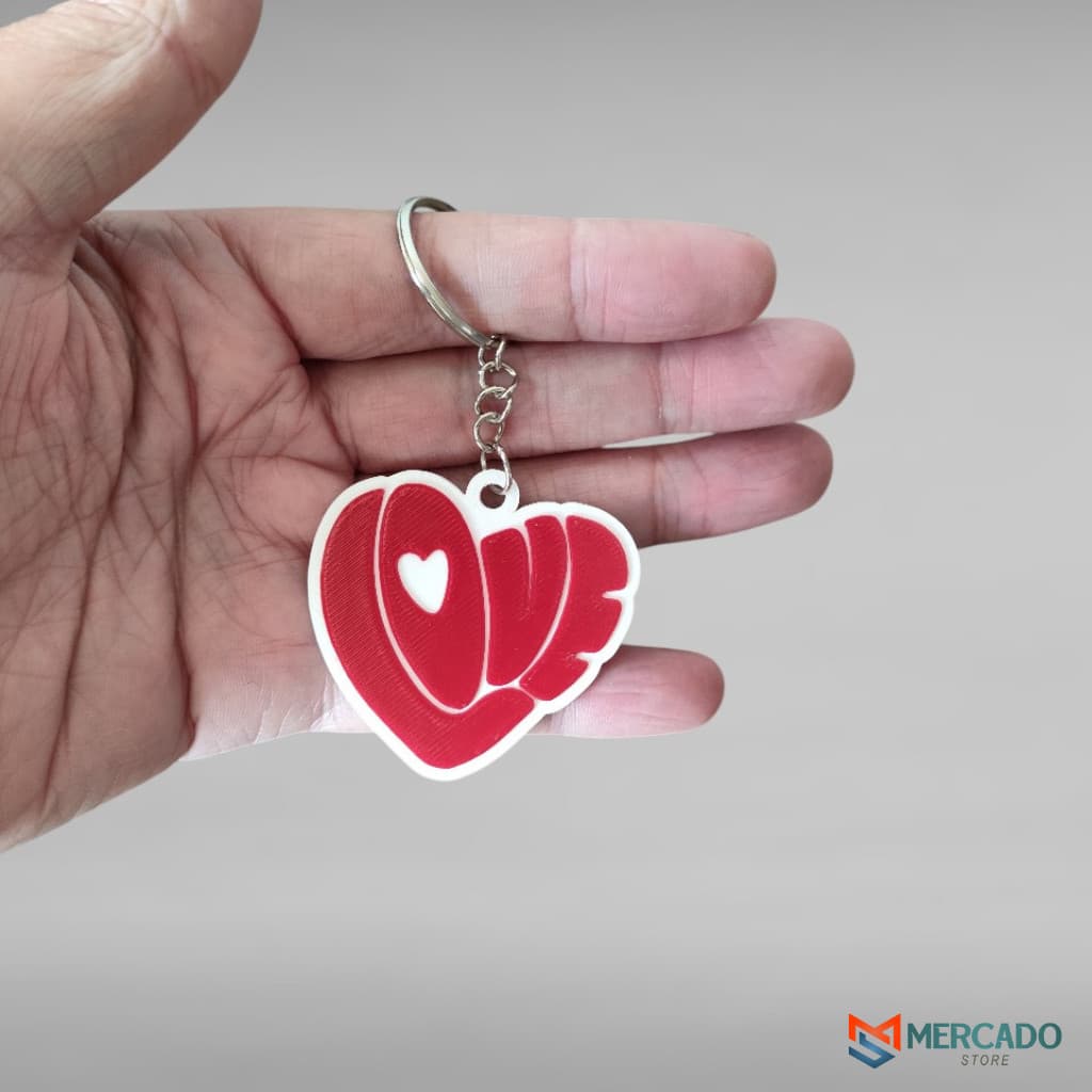 Chaveiro Love – Presente Romântico, Criativo e Decorativo para Casais,  Amigos e Namorados