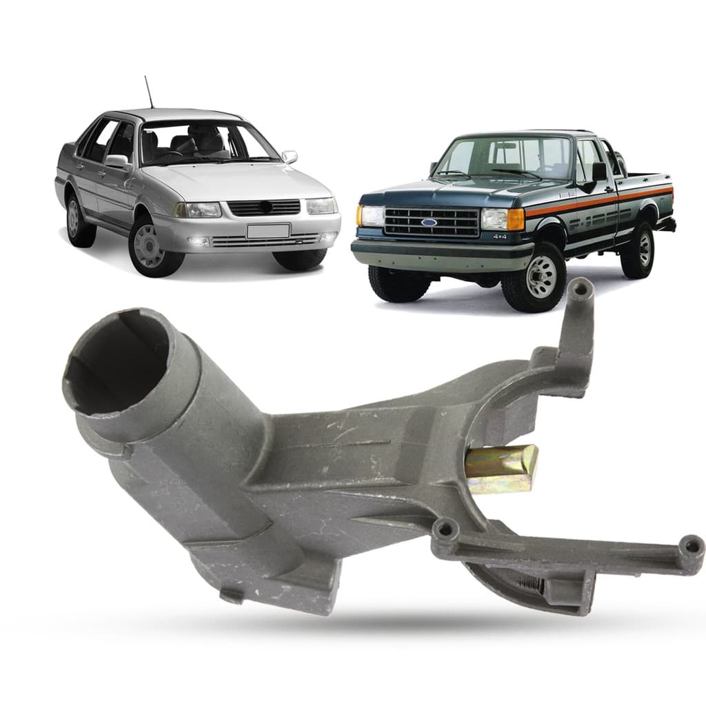 Trava de Direção Com Cilindro Ignição Escamoteável Volkswagen Santana Quantum G2 G3 Ford Versailles Royale F-1000 F-4000