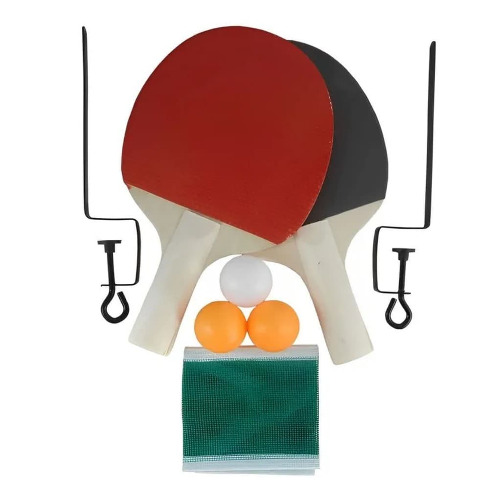 Kit Ping Pong 2 Raquetes Tenis De Mesa 3 Bolinhas E Redinha