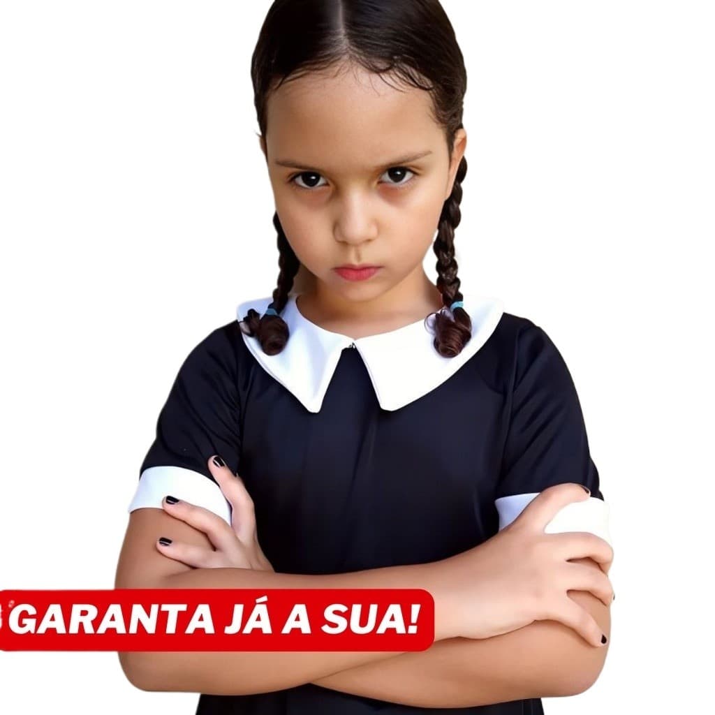Fantasia Infantil Vandinha 1 A 10 Festas Carnaval  - Envio Imediato