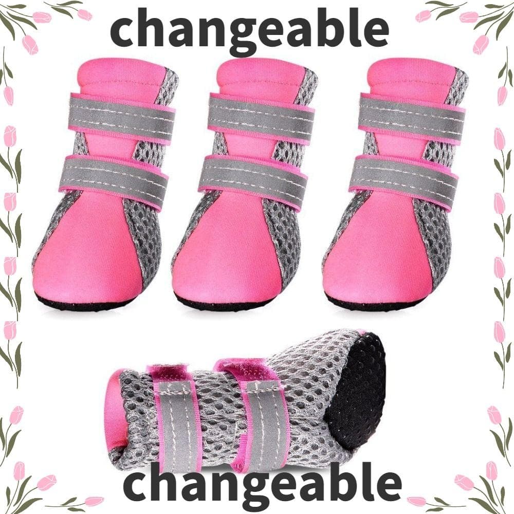 Botas De Chuva Mutáveis , Sapatos Impermeáveis Para Cães De Estimação Com Alça Ajustável , Meias Cachorro Fundo Macio