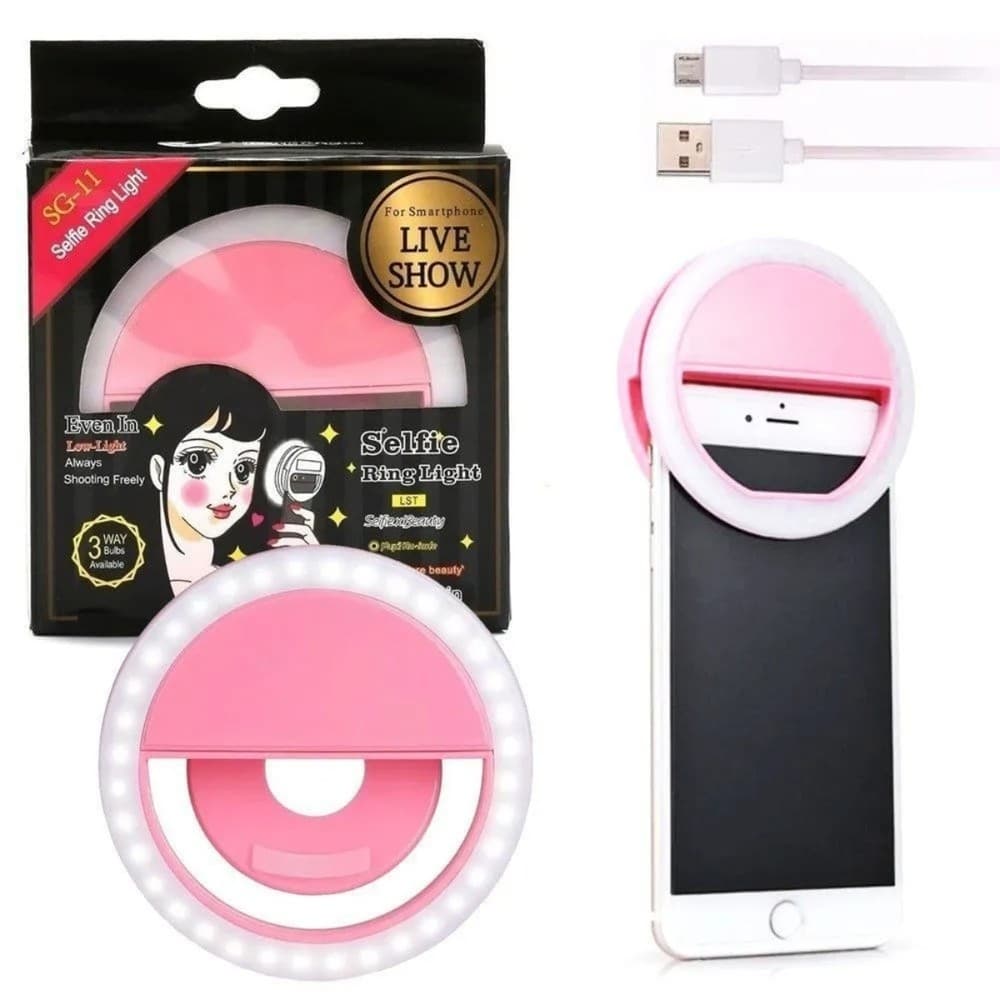 Ring Light para Celular Selfie Unidade Modelos Portátil