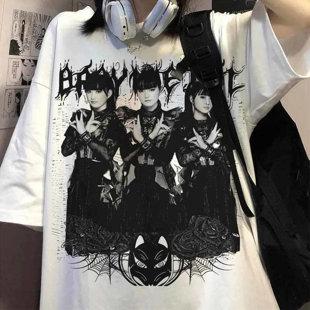 Camiseta branca BABYMETAL Show