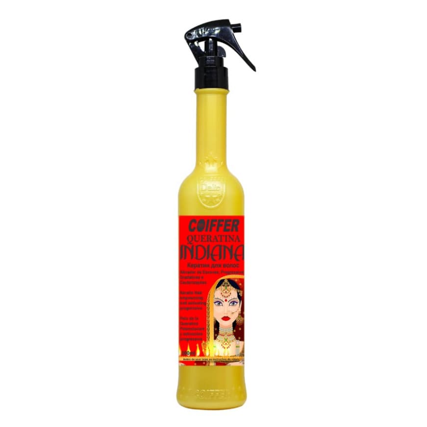 Queratina Indiana Coiffer 300ml Tratamento De Queratina Reconstrutor