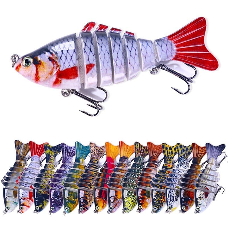 1 Peça Isca Articulada Artificial Iscas De Pesca Pia 10cm 15g