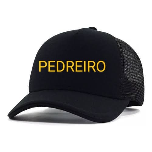 Boné Pedreiro Aba Curva Snapback Trucker Telinha Promoção