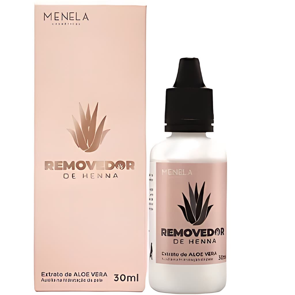Removedor De Henna Menela Com Extrato de Aloe Vera 30 ml