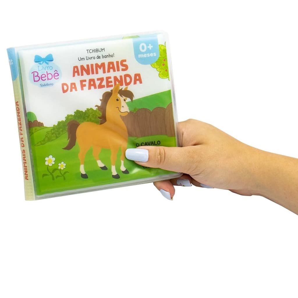 livro de banho! Animais da Fazenda - Todo Livro