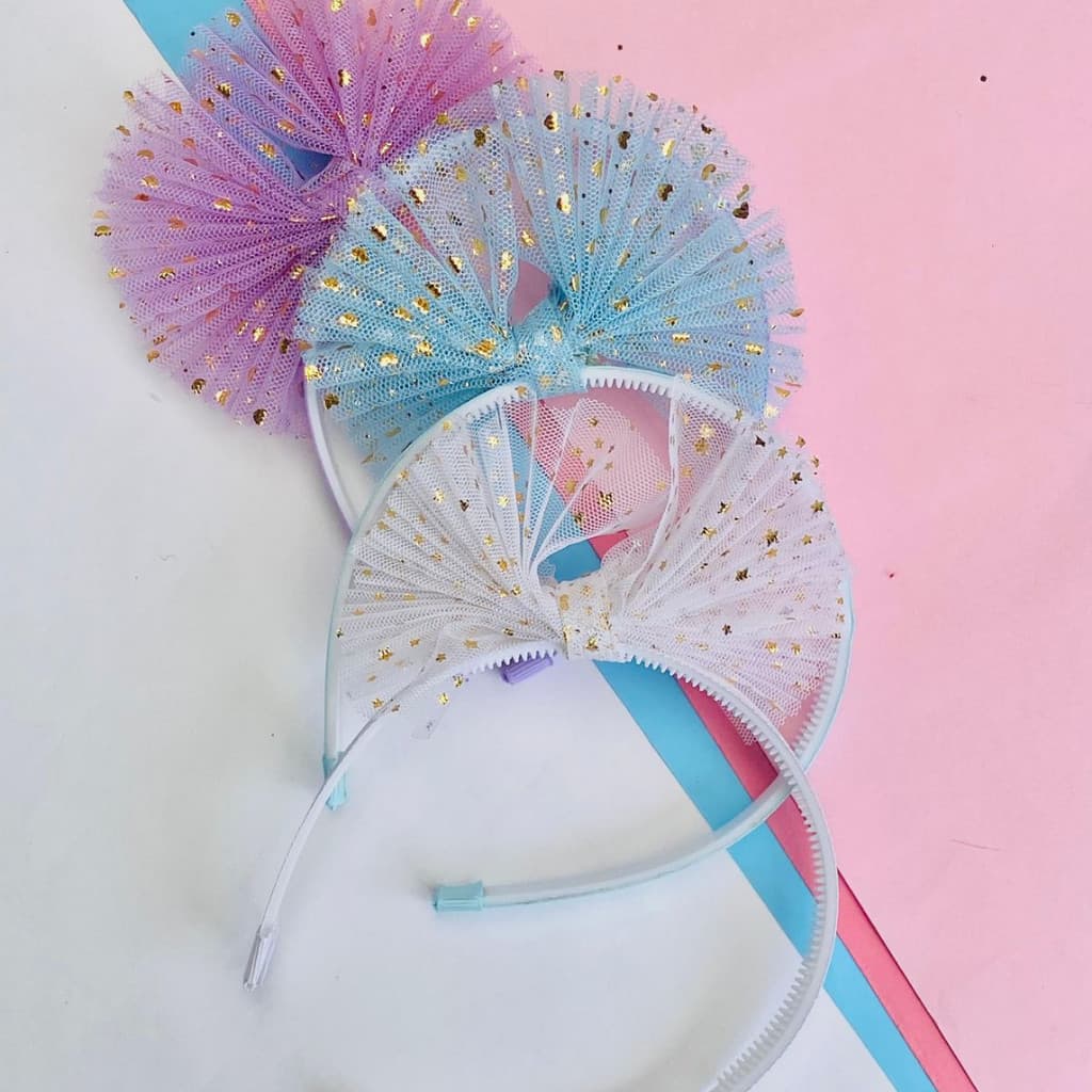 Kit 3 tiaras infantil / Tiara luxo / arco infantil/ arco de cabelo / Tiara tule