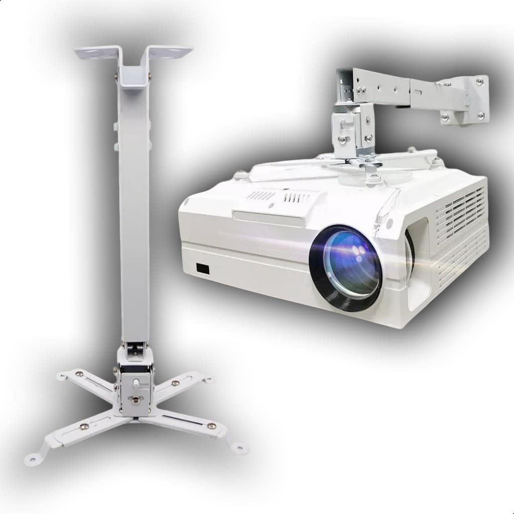 Suporte Projetor Universal Regulável Teto Parede 13 a 65cm