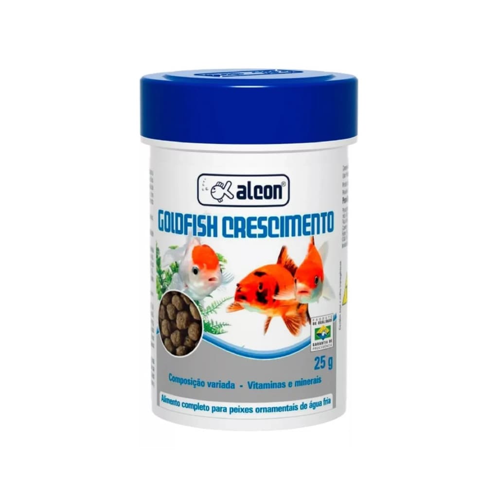Ração Peixes Ornamentais Alcon Goldfish Crescimento 25g Full