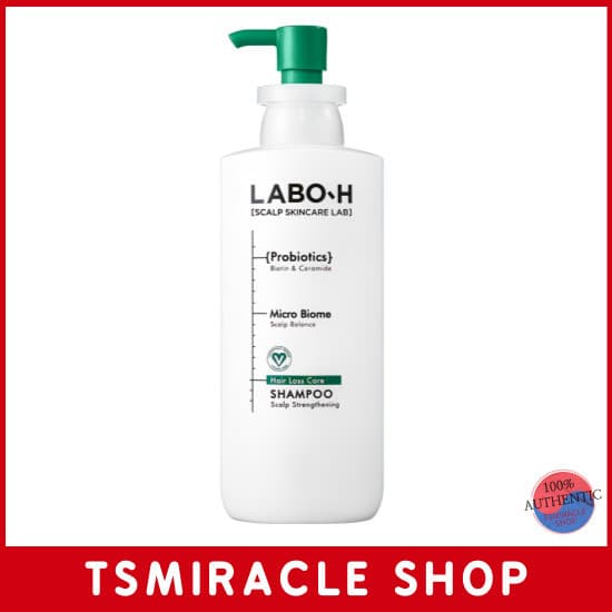 Labo-H Shampoo Vegano Fortalecedor De Couro Cabeludo Alívio Da Queda De Cabelo 400ml/610ml