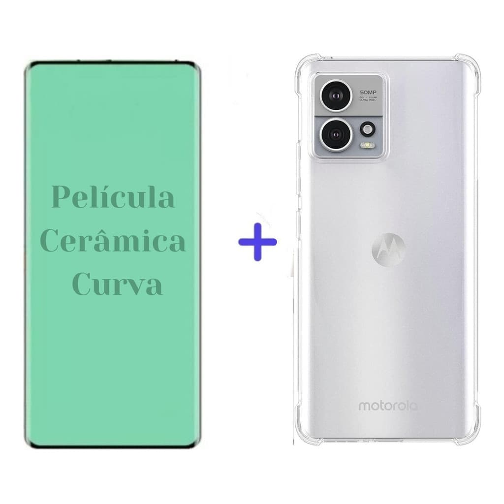 Capa + Película Curva Motorola Moto Edge 30 Fusion