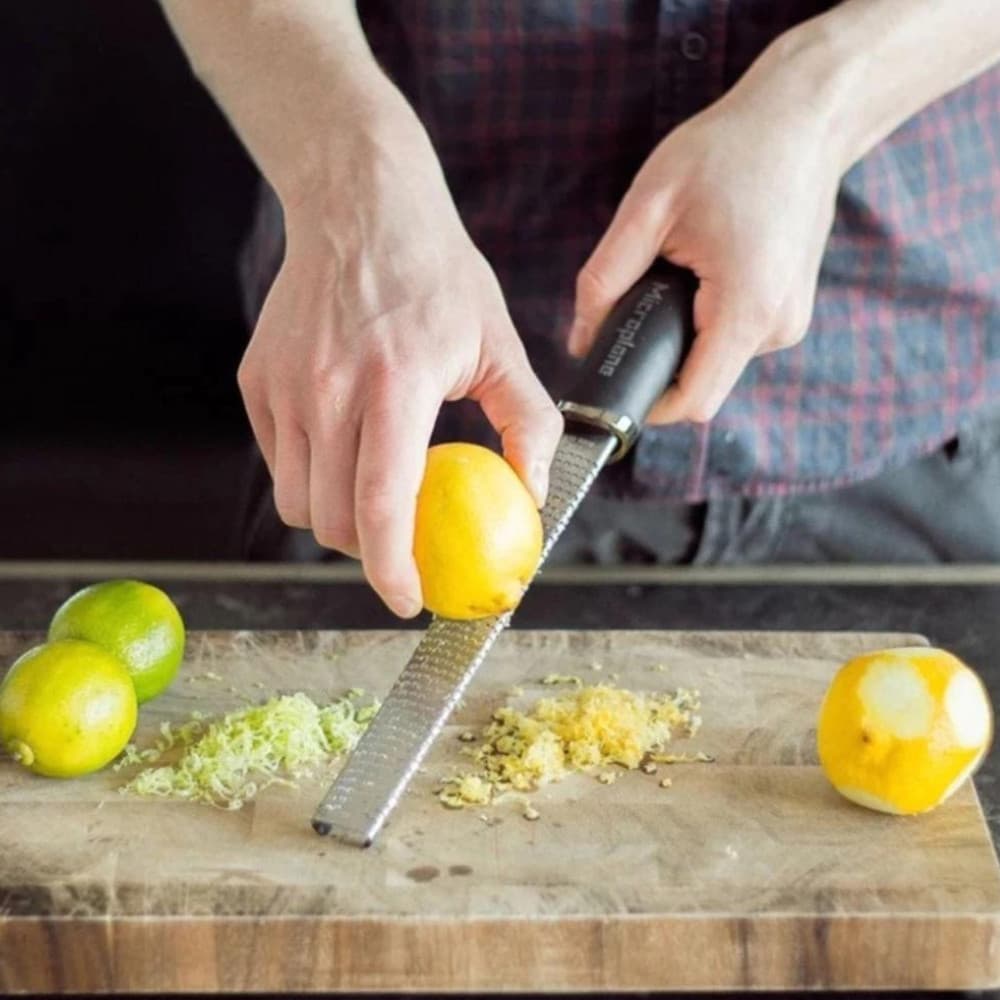 Ralador Zester Culinário Raspas Limão Laranja Profissional Inox Extra Fino Best