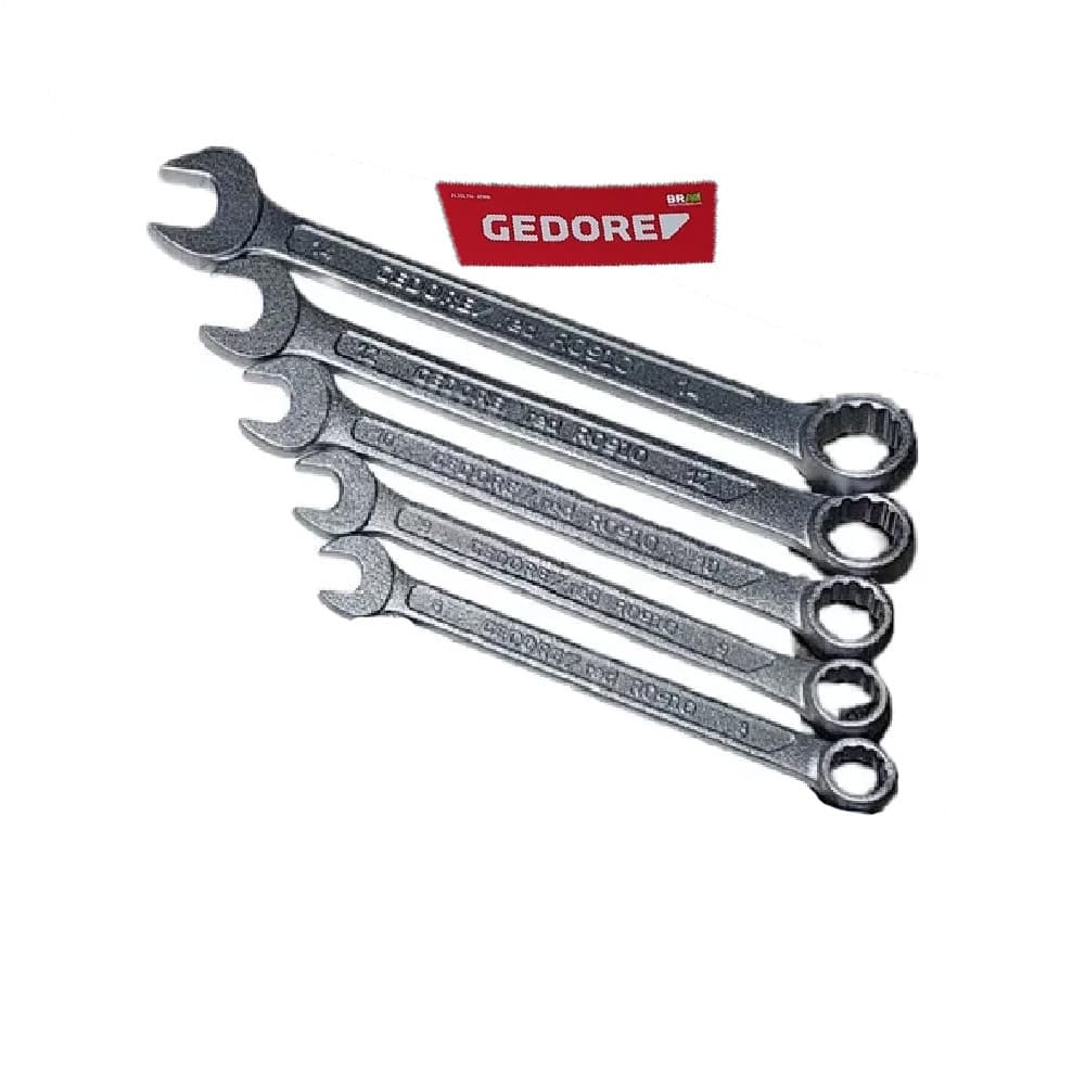 Jogo de Chave Combinada chave de boca 8, 9, 10, 12, 14 MM - Gedore Red