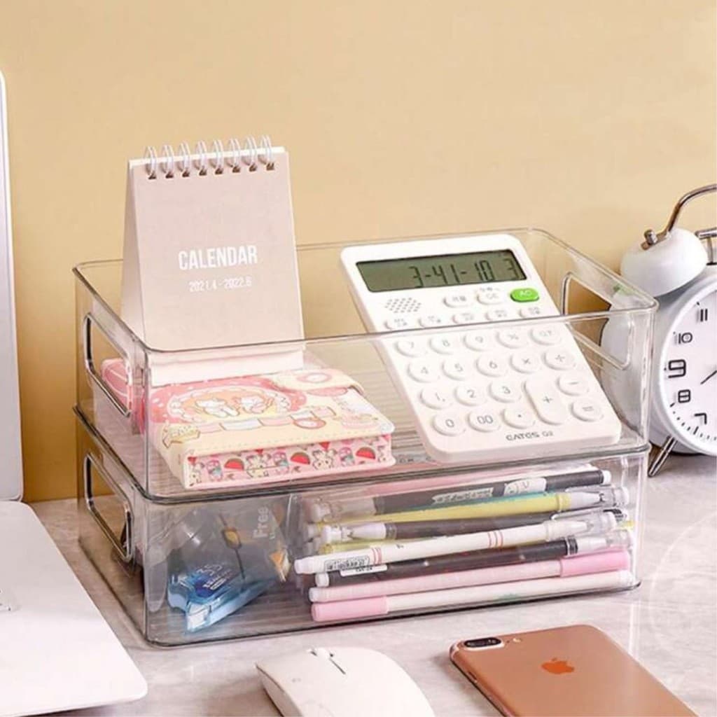 Organizador Multiuso para Geladeira Mesa Escritório e Armário Praticidade e Estilo