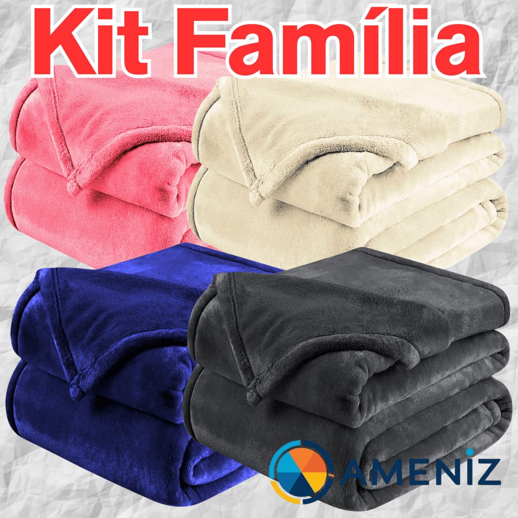 Kit Manta Casal 2,00mx1,80m Soft Premiun