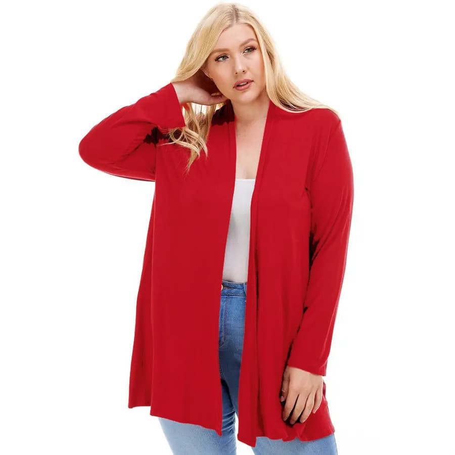 Cardigan Feminino Plus Size, Moda Feminina, Roupas.