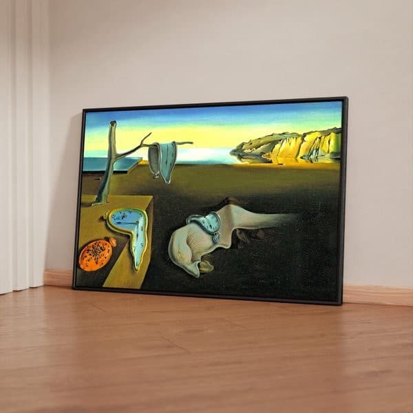 Quadro Decorativo 110x80cm Pintura A Persistência da Memória Hall Sala Quarto Casa Decoração De Parede Mdf Adesivo