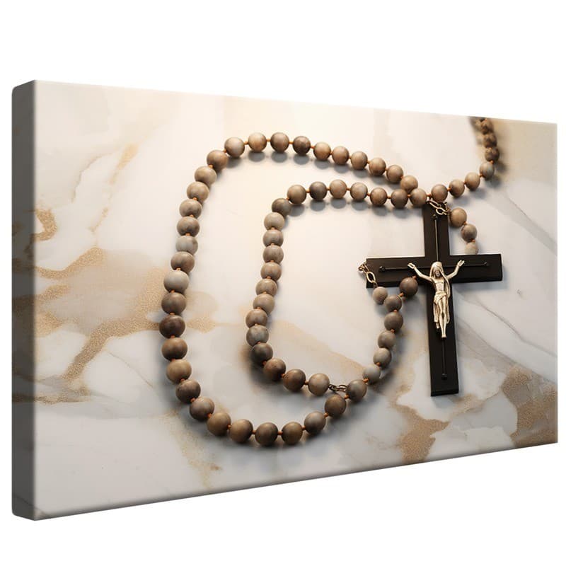 Quadro Decorativo Rosário da Fé