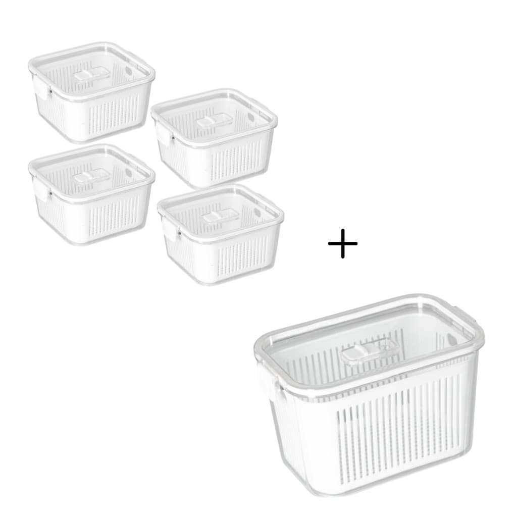 Kit 4 potes 1360 L e 1 pote 4470 L Hermetico Multiuso - Paramont