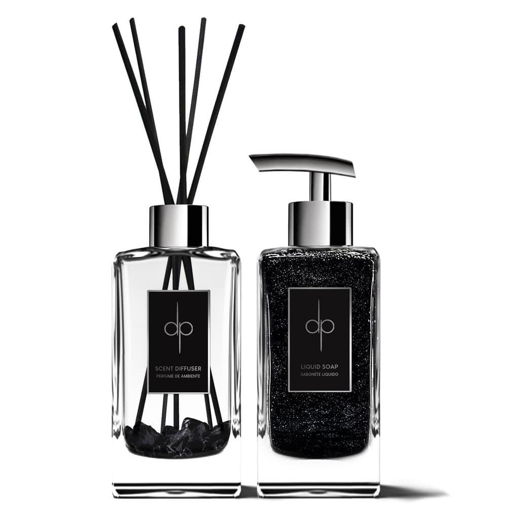 Kit Banheiro - Aromatizador & Sabonete - Black T (Proteção)