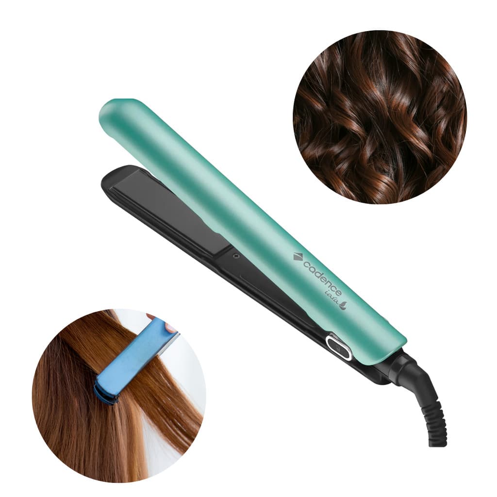 Chapinha alisadora Prancha de cabelo Alisa e Modela Cadence Bivolt Revestimento Cerâmico