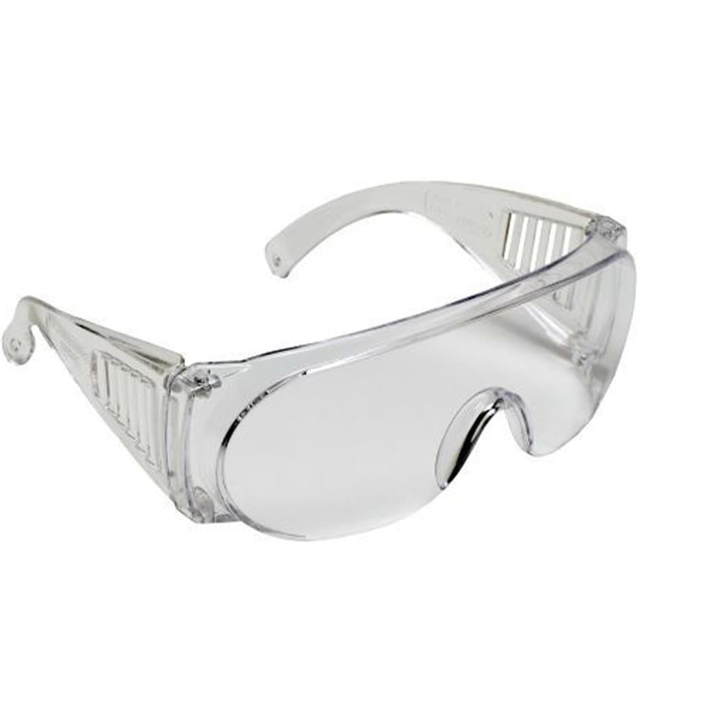 Oculos Segurança Sobrepor Ampla Visão Incolor Resistente C/ Ca
