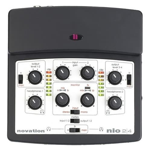 Interface De Audio Gravação Novation Nio 2.4 Usb Direct Fx
