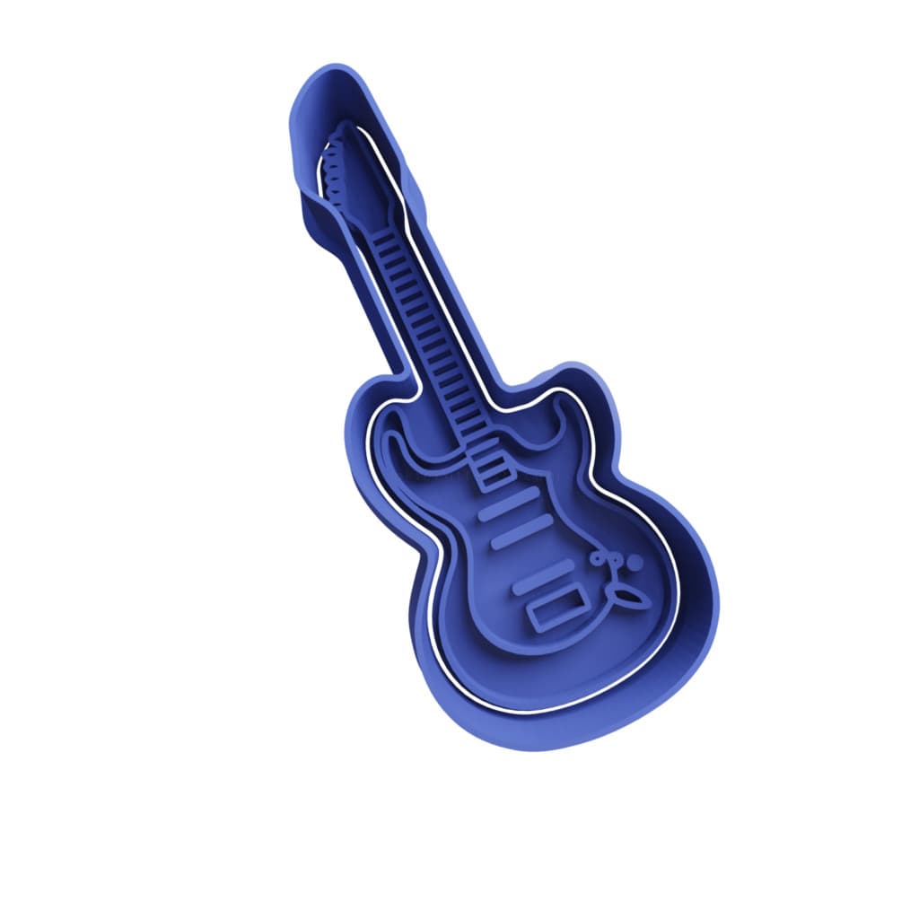 Cortador De Biscoito Guitarra Elétrica - Música