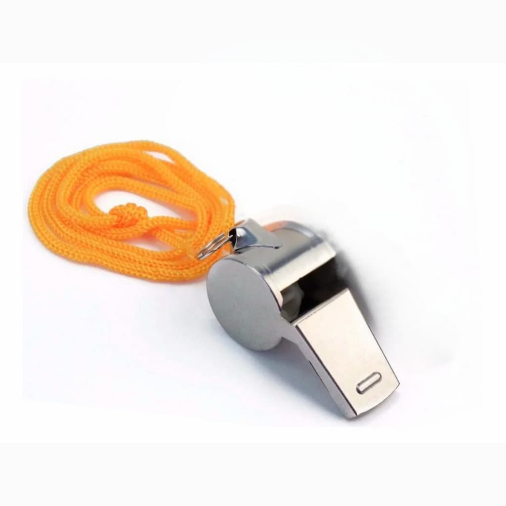 Apito de Metal Profissional Esportivo Alta Potência 1 Unidade Resistente