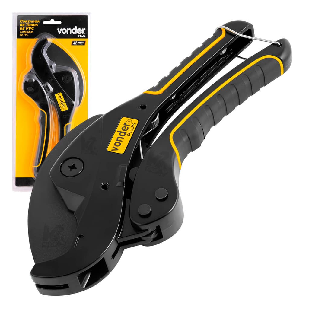 Alicate Cortador De Tubos Pvc 42mm Plus Profissional Vonder