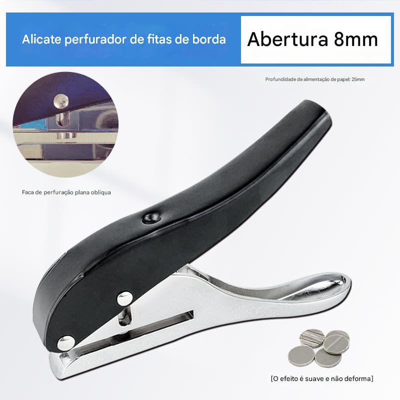 Carpintaria parafuso buraco coverer Manual PVC8mm parede prego buraco coverer ferramenta de perfuração borda banda tira