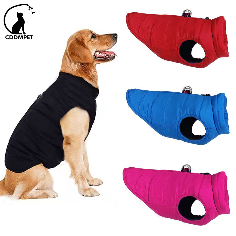 Colete De Inverno Para Cachorro Com Anel Em D Roupas Quentes Gatos Jaqueta Buldogue Francês Casaco