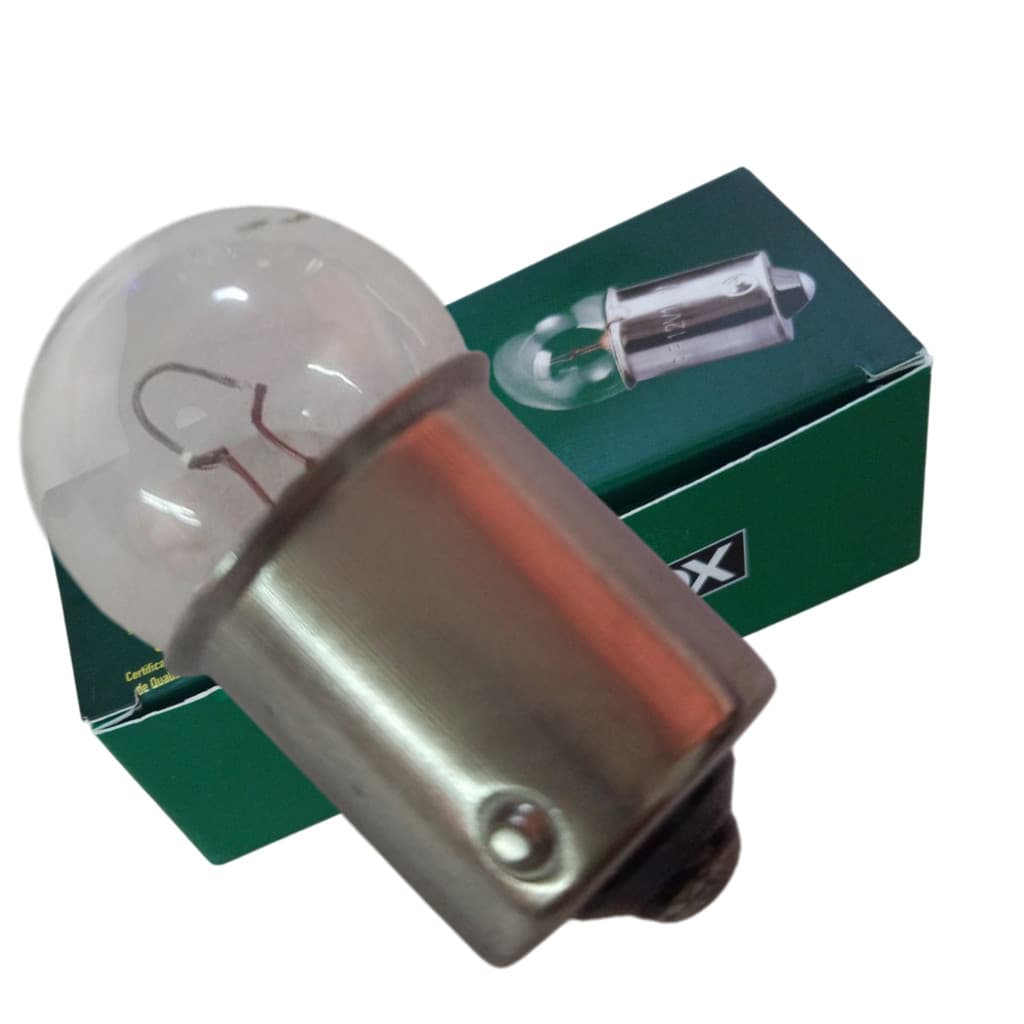 Caixa com 10 Lâmpadas do Pisca BA15s 12V 10W - CG / TITAN / CB / YBR - CRISTAL