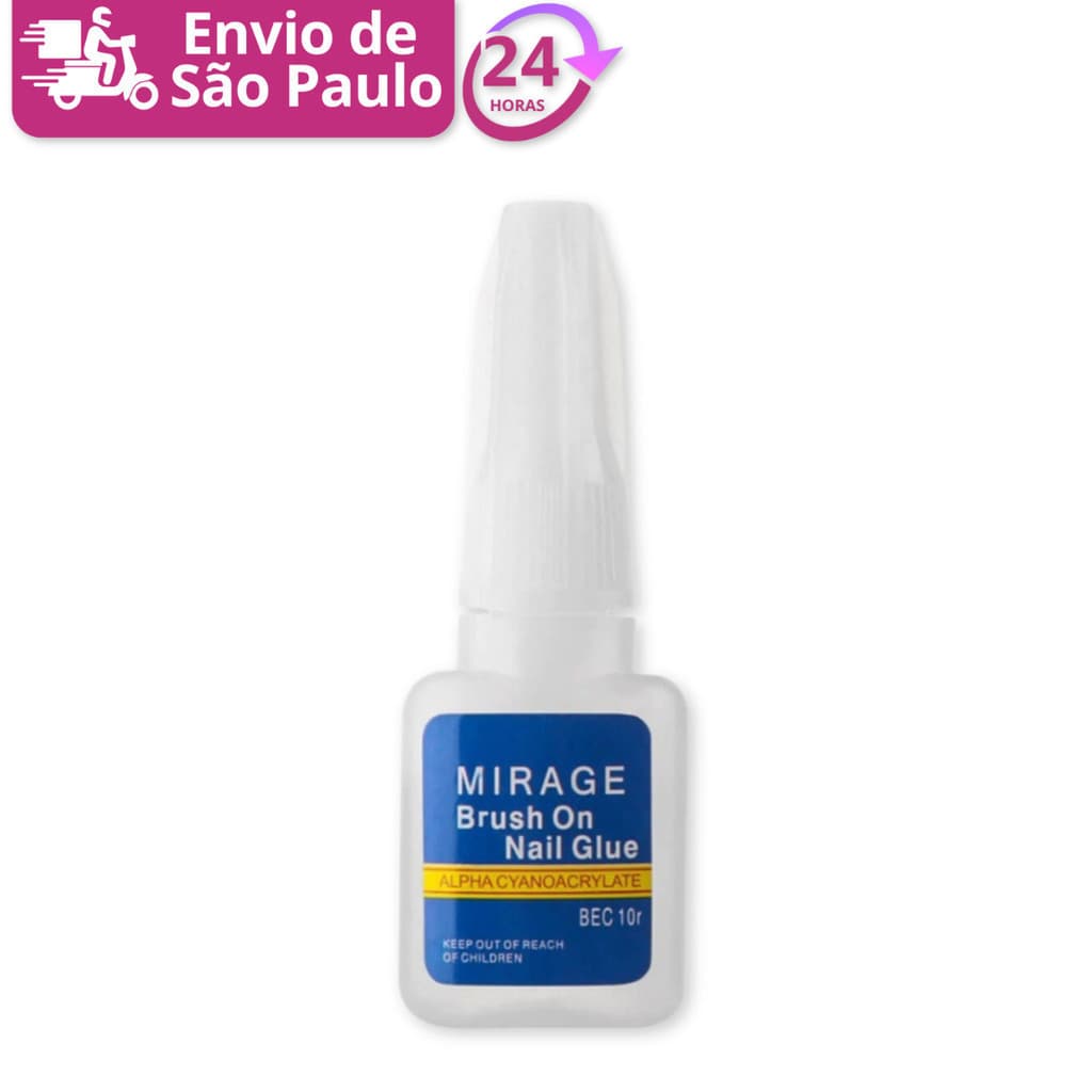 Cola De Tips 10g Adesivo De Unha Alongamento Extensão Acrigel Nail Tips Acrílica Porcelana Manicure