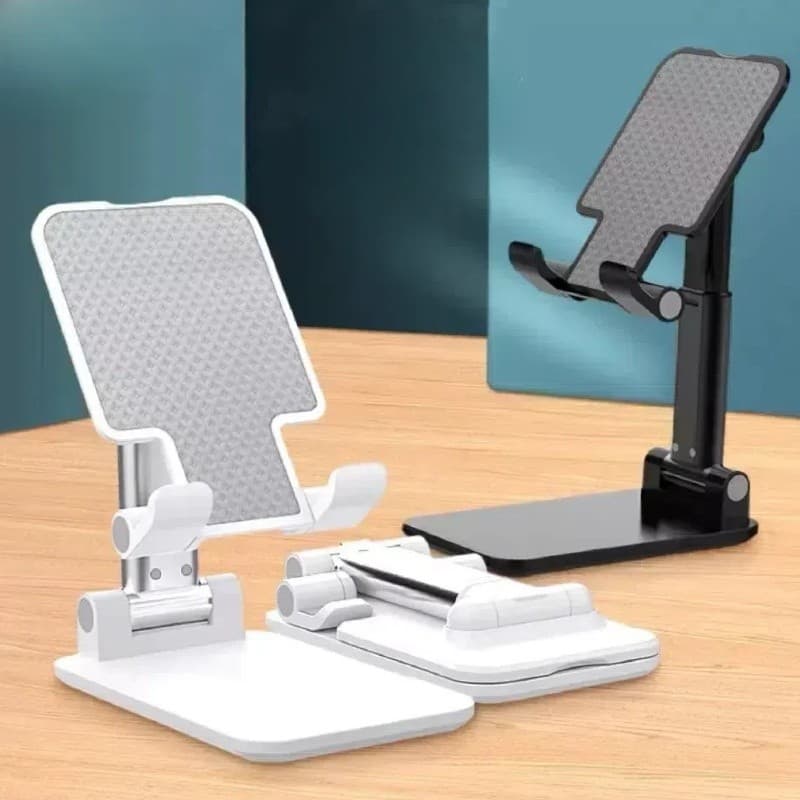 Suporte de Celular Ajustável Altura Dobrável Portátil para Mesa e Escritório