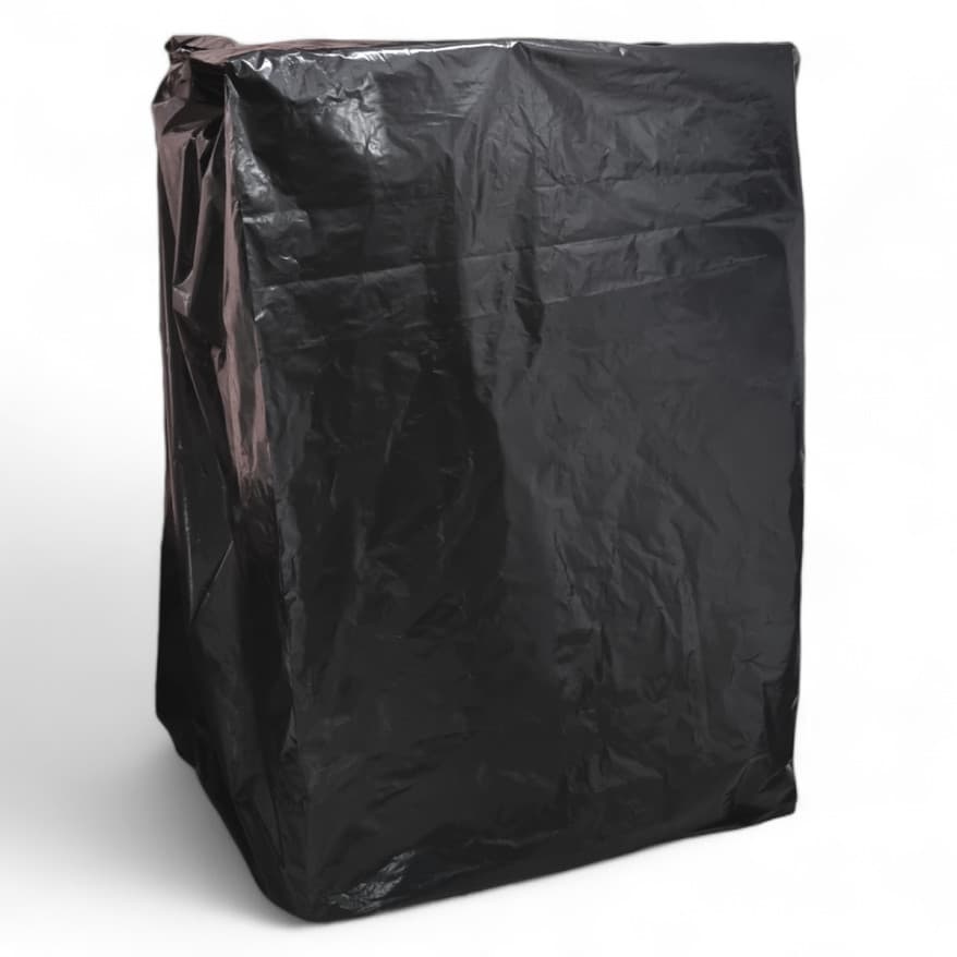 Capa de Pallet Preta com Aditivo UV 277x250cm - Kit 5 Unidades, Proteção Resistente para Pallets Saco Grande Multiuso