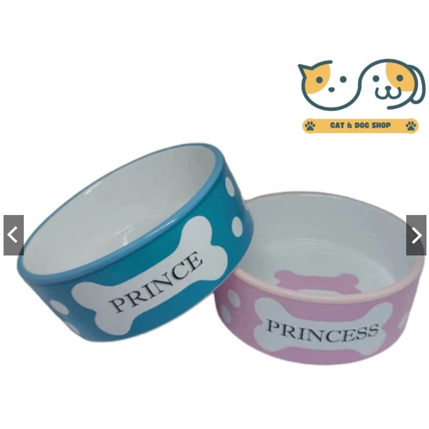 Comedouro Para Cães Pet Porcelana Princesa 250ml - The Pets
