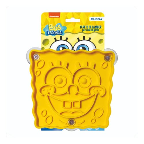 Bob Esponja Comedouro Lento P/ Cachorro Gato Buddy Labirinto