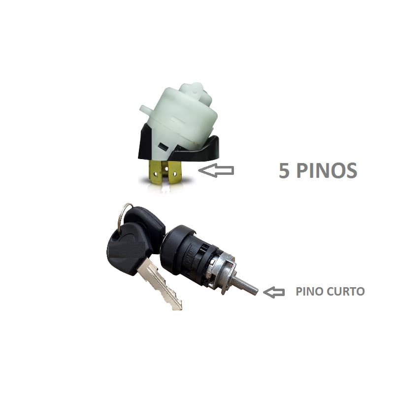 COMUTADOR DE PARTIDA E CILINDRO IGNIÇÃO GOL PARATI SAVEIRO G1 89 Á 96 *