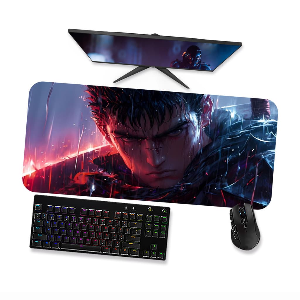 Mouse Pad Gamer Grande  BERSERK GUTS 2  90x40 80x40 60x40 70x30 45x40