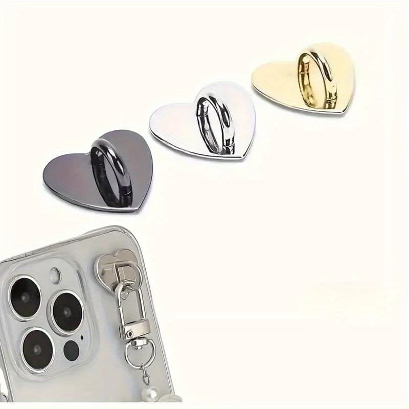 1pc Liga Em Forma De Coração Fecho De Metal , 1pc , Caso De Telefone Acessório De Cordão Para Projetos DIY